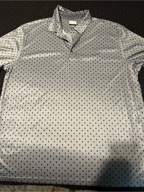 Men's Greg Norman Patterned Polo Shirt